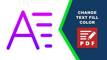 How to Quickly Change Text Fill Color in Any PDF in PDF XChange Editor