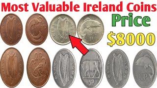 Old Ireland Coins Value And Price | Most Valuable Ireland Republic Coins  Value | Rare Ireland Coins - Youtube