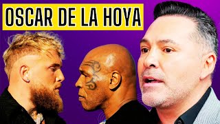 Oscar De La Hoya Begs Mike Tyson to 'Be Careful' in Jake Paul Fight