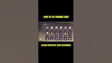 How to Get Rename Card in Blue Protocol Star Resonance