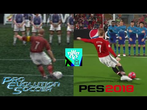 David Beckham Todos Sus Lanzamientos De Faltas En Pes Pro Evolution Soccer History Free Kicks Youtube