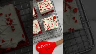 Red Velvet Brownies Recipe with Cream Cheese Frosting | Easy Dessert Tutorial