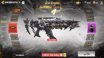 Buying Full Mythic AK117 [Grim Ending] Draw 💀🔥 | Call of Duty Mobile