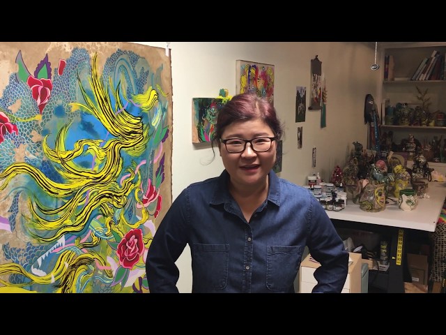 Step Inside the Studio of Atlanta Artist Jiha Moon class=