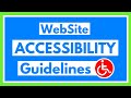 Web Accessibility Guidelines | How to Make a Website Accessible? | Principles of UX Design