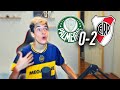 PALMEIRAS 0 - RIVER PLATE 2 - Semifinal Copa Libertadores 2020 - Reacción Hincha Boca