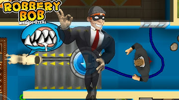 Robbery Bob 2 - Agent Costume gameplay using Toxic donut #17