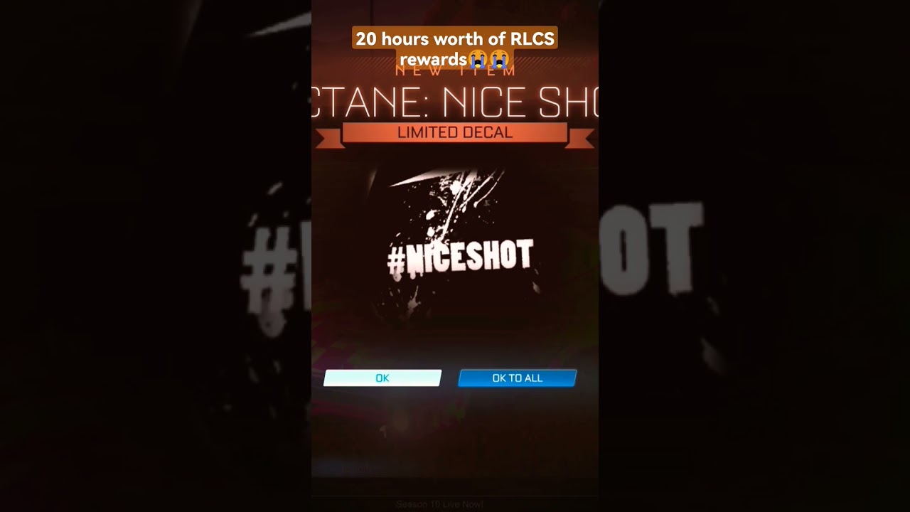 NEW RLCS rewards 20 hours worth 🎁🎁 