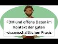 Forschungsdatenmanagement Und Offene Daten Im Kontext Der Guten Wissenschaftlichen Praxis 3 Von 4 Forschungsdatenmanagement Und Offene Daten Im Kontext Der Guten Wissenschaftlichen Praxis 3 Von 4