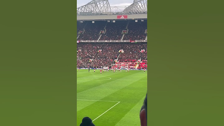 Manchester United V Bournemouth | Bruno Fernandes Freekick into the WALL