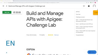 Qwiklabs: Build and Manage APIs with Apigee: Challenge Lab