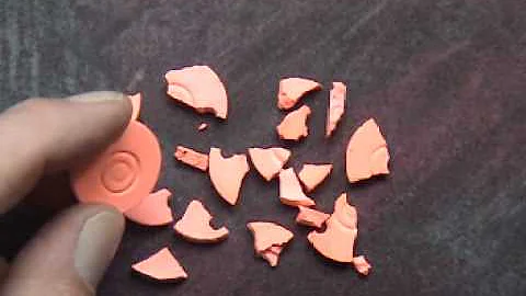 TARGET SHOOTING EXPLODING CHALK DISCS FOR AIR GUN OR 22lr HMR RIMFIRE RIFLE