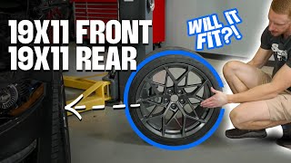 How To Run an 11" (+50mm offset) Front Wheel (Square Setup) | S550 & S650 Wheel Fitment Guide