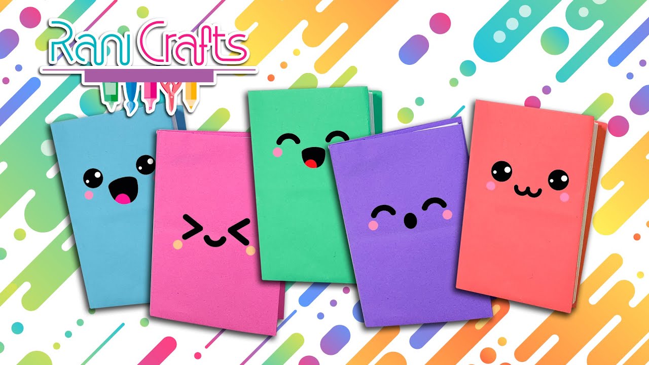 DIY MINI NOTEBOOKS NO GLUE, NO SCISSORS (origami mini notebook) YouTube