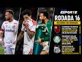 Flamengo tropeça, Palmeiras chega a 3 jogos sem vencer e polêmica com Neymar em derrota do Santos