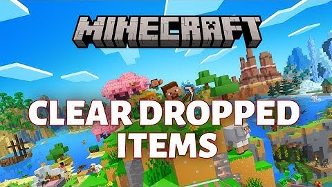 How to Clear Dropped Items in Minecraft 2025?