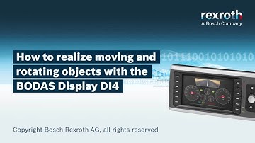 BODAS Display DI4 – How to realize moving and rotating objects
