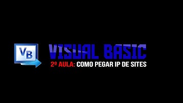 ► #1º AULA: Como fazer um capturador de IP de SITES (VB.NET) - Byмคя¡คหσнคcк¡หg