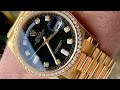 Rolex Day Date President Factory Diamond Bezel