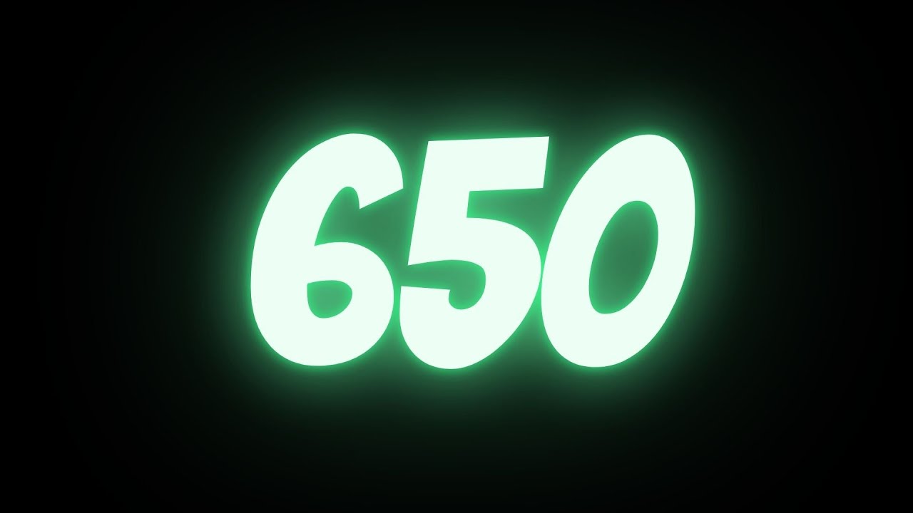 650 Seconds Countdown Timer | Neon HD Display + Loud Alarm Finish