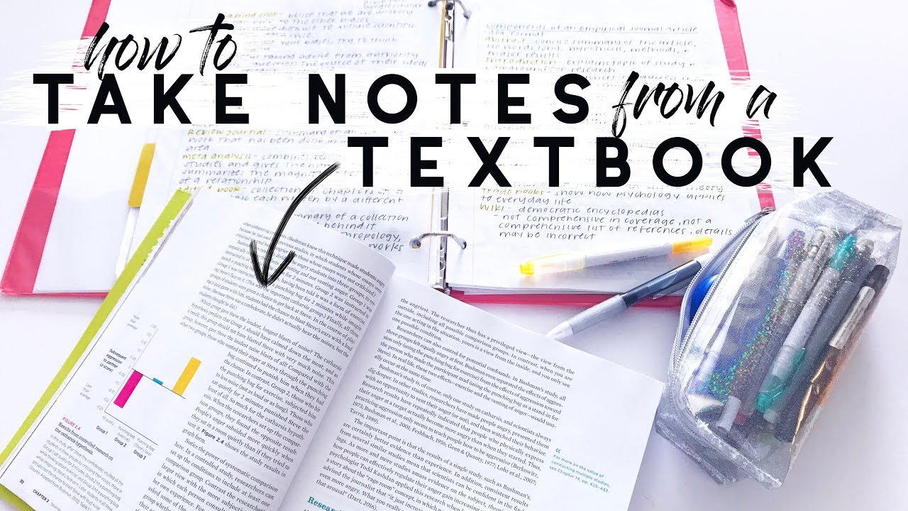 Download How To Take Notes From a Textbook | Reese Regan