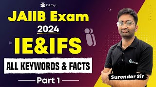 JAIIB Exam Preparation 2024| Indian Economy & Indian Financial System |JAIIB IE & IFS Online Classes