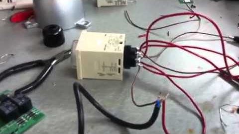 Timer relay with Firgelli actuator