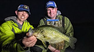 Crappies on Weed Flats with Tip Downs and Pinheads