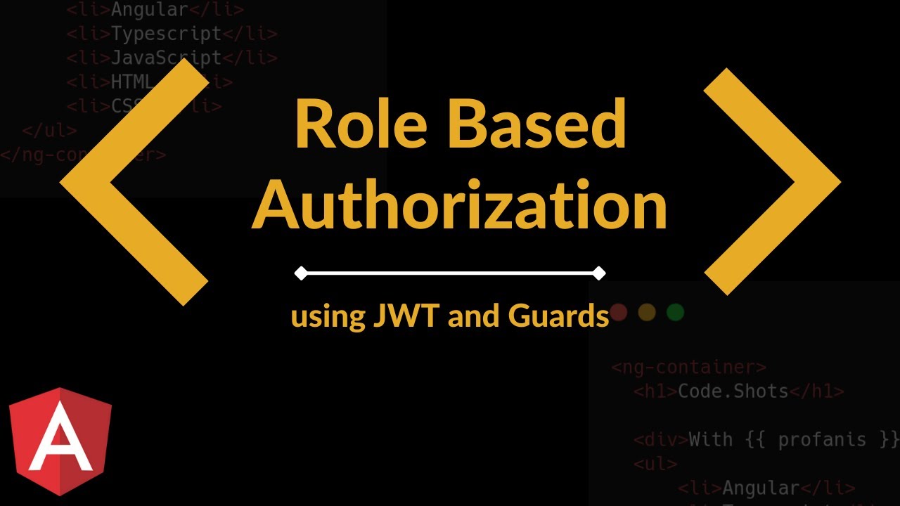 Angular Authentication: Role Based Authorization