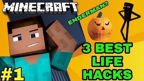 3 Minecraft life hacks You should try now PART-1 || #shorts