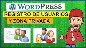 🖐️ Registro de usuarios personalizado y zona segura o privada, Wordpress 7 V1,  tutorial español.