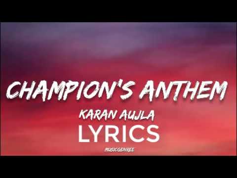 Champions Anthem (Official Lyrical Video) Karan Aujla | Latest Punjabi Songs 2023 | Lyrics Video