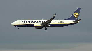 Ryanair Boeing 737-800 EI-EBO Landing Barcelona BCN