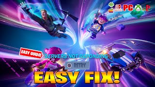 Why Fortnite Servers Is Down Log in? (How to fix Fortnite Update Servers Down Offline!) Chapter 5