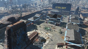 Fallout 4 Settlements - Starlight Drive-in - No mods (cc content, commands and glitches) FIXED FR