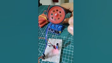 controlling dc motor with just relay and ir sensor #electronic #dcmotor #irsensor #relay #shortvideo