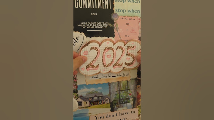 طريقة عمل أسرع لوحة أهداف ل 2025 في دقيقتين!🤭 Vision Board in Two Minutes #لوحة_أهداف #visionboard25
