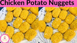 Chicken Potato Nuggets || Nuggets Recipe by Laila,s Kitchen || Homemade Chicken Nuggets recipe
