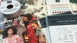 Unboxing - 2026 Sep-Dec Mini Catalog Products - Stampin’ Up! Christmas Designer Series Paper & More