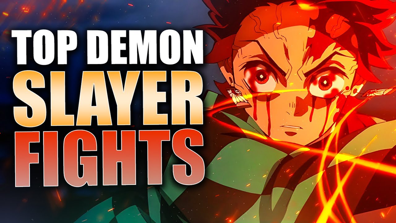 Top 10 Demon Slayer Fights | Rengoku vs Akaza