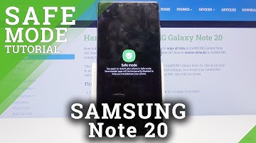 Safe Mode in SAMSUNG Galaxy Note 20 – How to Enter Diagnostic Mode