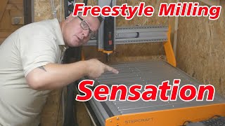 🤗 M700 von Stepcraft - Diese CNC Fräse ist eine Sensation 🤗 mit Freestyle  Milling - YouTube