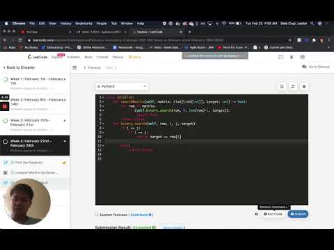 Leetcode: Search 2D Matrix II