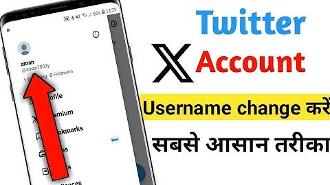 X Twitter Account Ka Username Kaise Change Kare|X id Name Change|How To Change Username On X Profile