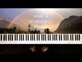 Louis armstrong  what a wonderful world  piano cover by paul hankinson