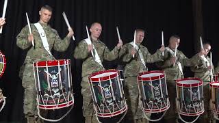 The U.S. Army's Fife and Drum Corps Drumline performs "The Adventures of Joe 90"