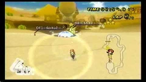 Mario Kart Wii Wi-Fi Hacker Race#9 *Hax Shroob* *Mr. Mean*