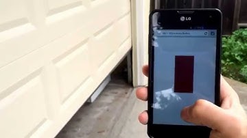 Smartphone Garage Door Opener (using Arduino Yun)