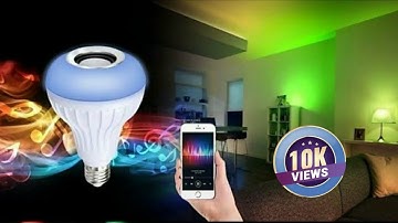 Smart Led Music Bulb Remote Controller Unboxing Video In Hindi #SmartLedBulb #RemoteControllerBulb