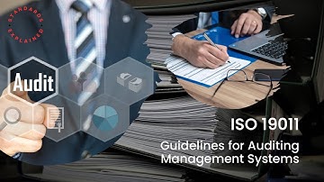 ISO 19011 Guidelines for Auditing Management Systems